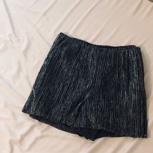 Kendall & Kylie Black and Silver Shorts